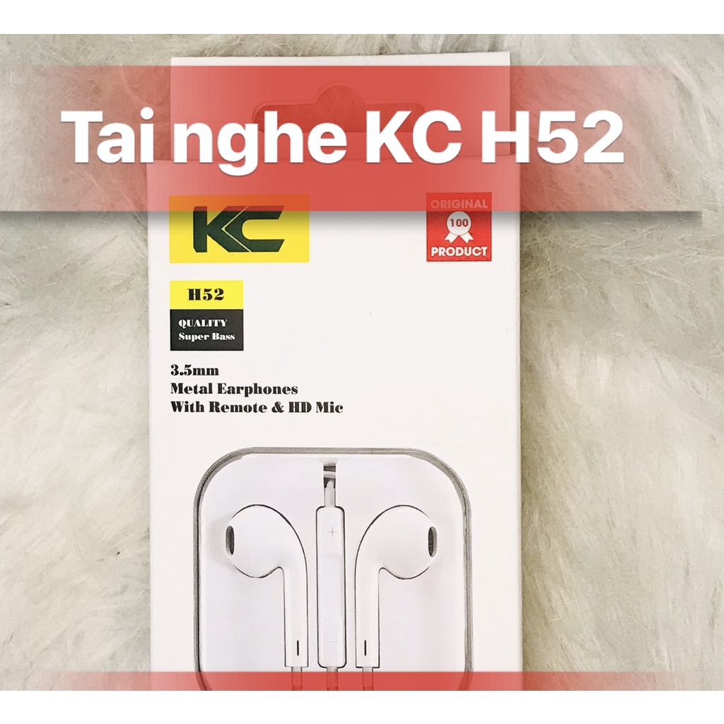 TAI NGHE DÂY KC H52 | Shopee Việt Nam