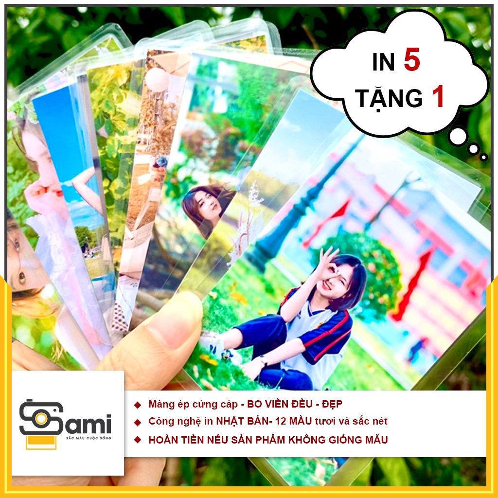 Ảnh 6x9 ép plastic theo yêu cầu bo viền góc siêu đẹp SAMI