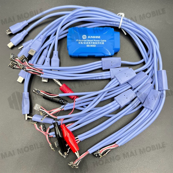 [DCSC] Dây cấp nguồn Sunshine SS-905D 7 đầu từ 6G đến 15PM + 18 đầu Andoid