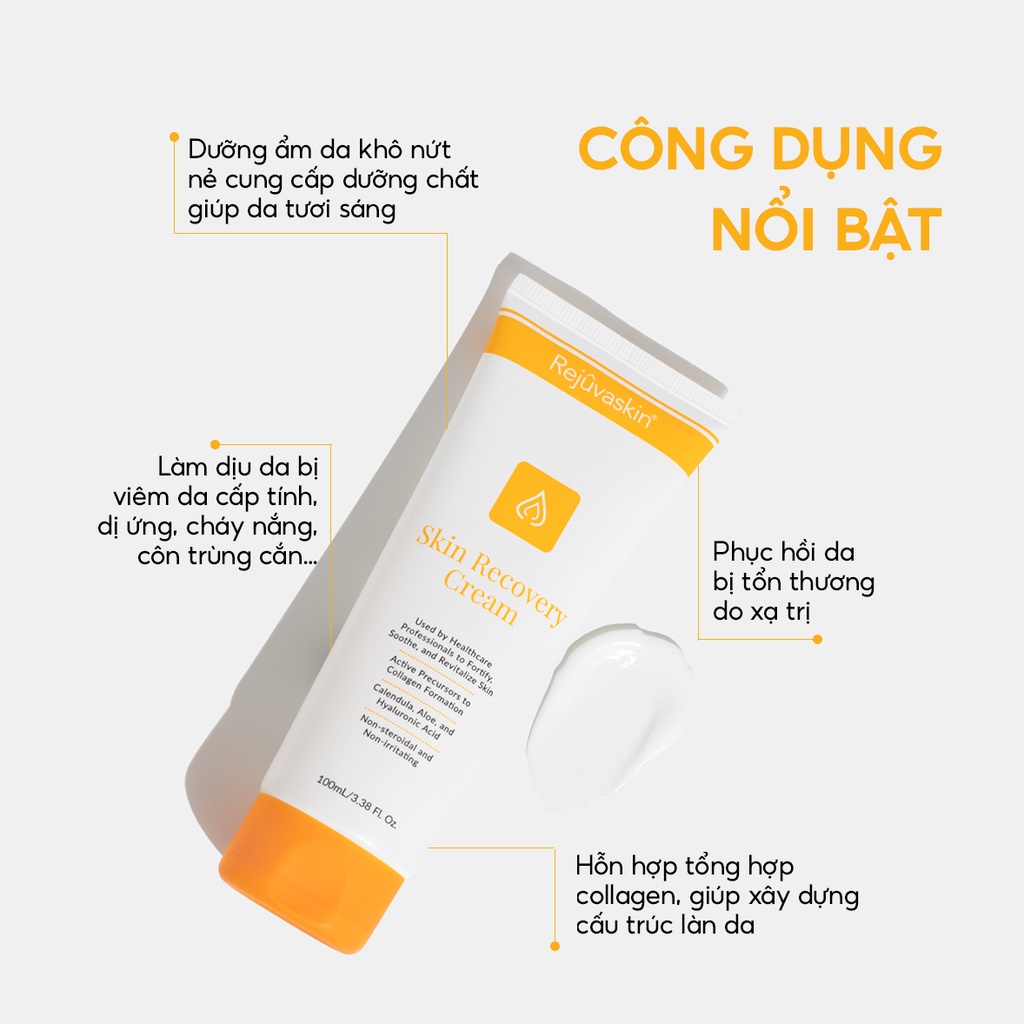 Ảnh Kem Dưỡng Ẩm và Phục Hồi Da Rejuvaskin Skin Recovery Cream 100ml 4