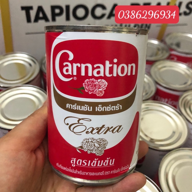 Sữa hoa hồng CARNATION Thái Lan 385gr/ lon. Sữa tươi lỏng tăng độ béo ...