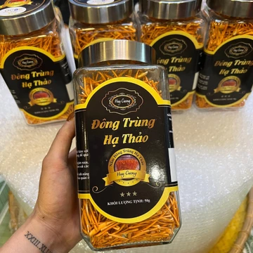 Đông trùng hạ thảo khô, Nấm Đông trùng hạ thảo sấy thăng hoa nguyên sợi Huy Cương thượng hạng (50gr)