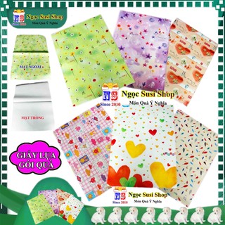 COMBO 30 GIẤY GÓI QUÀ LỤA LOẠI CAO CẤP SIÊU ĐẸP DÙNG ĐỂ GÓI HỘP QUÀ TRANG TRÍ
