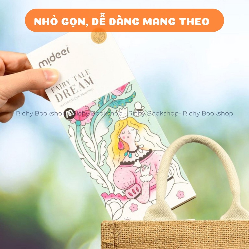 Tranh Tô Màu Nước Nghệ Thuật Cho Bé - Mideer Watercolour Painting