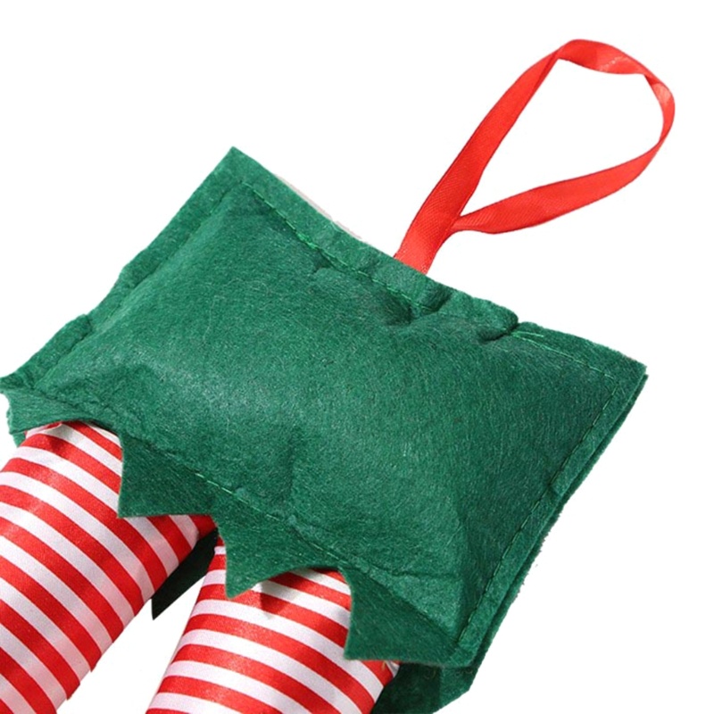 [3C] Trang trí thân xe tự động Chân ông già Noel Elf Trang trí Giáng sinh Tiệc trang trí Giáng sinh Phụ kiện mặt dây chuyền cây Giáng sinh Trang trí cho tất cả các xe hơi