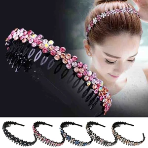 1 Băng Đô Răng Hoa Đào Đính Đá Thời Trang