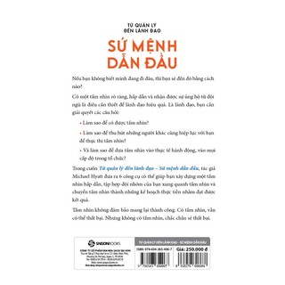 Sách - Từ quản lý đến lãnh đạo – Sứ mệnh dẫn đầu