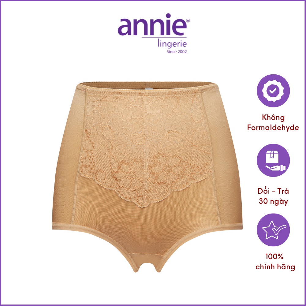 Quần Gen Nịt Bụng Định Hình annie QE 2121 Thon Gọn, Che Mỡ Bụng Nâng Mông Siết Đùi Cạp Cao Thông Thoáng
