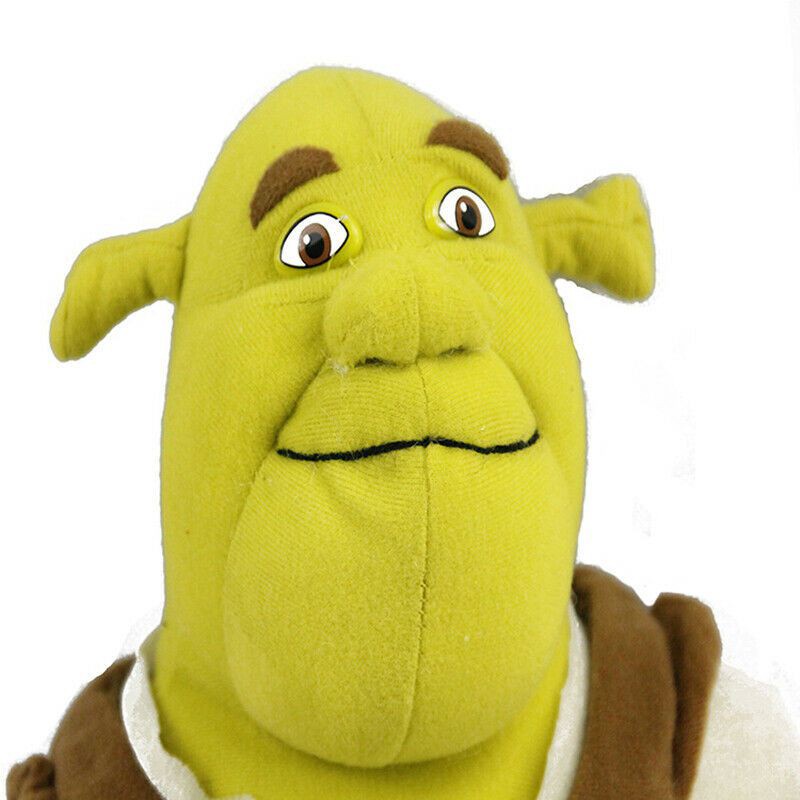 32cm Lớn Shrek Sang Trọng Búp Bê Đồ Chơi Nhồi Bông Shrek Ogre Gối Mềm Đồ Chơi Trẻ Em