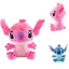 Đồ chơi sang trọng Lilo And Stitch 20cm đáng yêu có mặt dây chuyền cốc hút cho quà tặng trẻ em