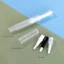 DELMER Xoay Đóng Gói Lại Chân Không Bút 4 Phong Cách Bàn Chải Đầu Chất Lỏng Nền Biểu Bì Dầu Applicator Pha Chế Chai Bóng Hộp Đựng Di Động Trong Suốt Xoắn Bút