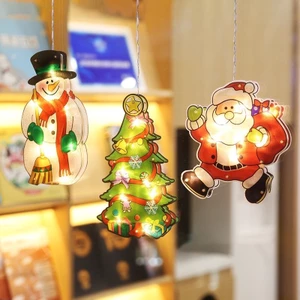 Đèn LED trang trí Giáng sinh, treo tường decor Noel nhiều màu sắc rực rỡ