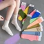 Tất nhún cổ cao nữ phong cách Hàn Quốc vớ chân dài cotton mềm siêu mỏng co giãn thoáng khí thời trang giá rẻ HANASO T103