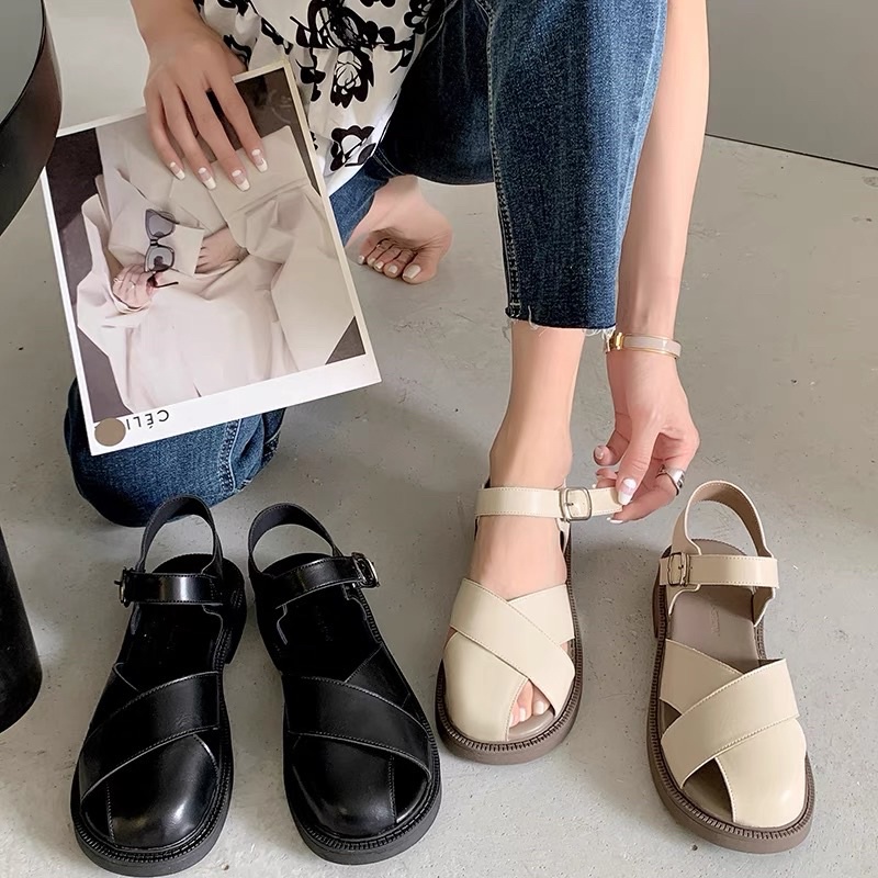 Giày sandal bánh mì ulzang- hàng taobao