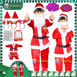 ĐỒ NOEL CHO BÉ TỪ 1 - 10 TUỔI CHẤT VẢI NHUNG LOẠI 1 - QUẦN ÁO ÔNG GIÀ NOEL CHO BÉ