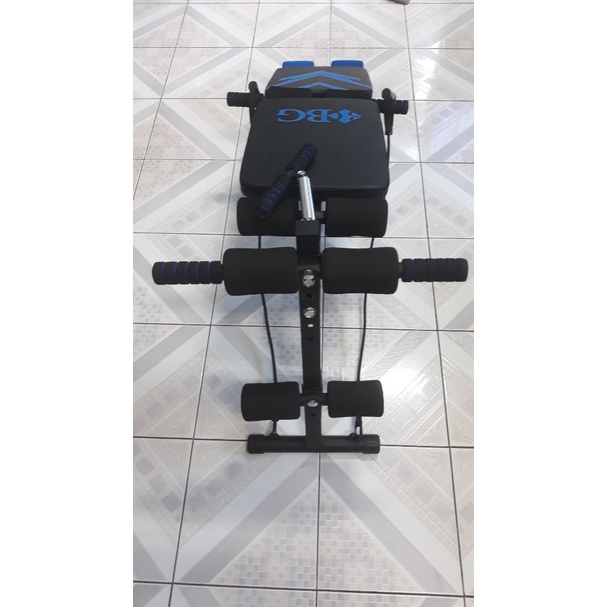 Ảnh BG Ghế tập cơ bụng muse màu có chốt gập mẫu SIT UP BOARD 118 Đỏ 3