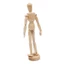 Nghệ sĩ bằng gỗ thanh lịch Mannequin Unisex Mô hình con người cho các dự án phác thảo và thiết kế