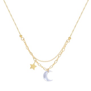 Dây chuyền titan trăng khuyết moon star không gỉ WN2270