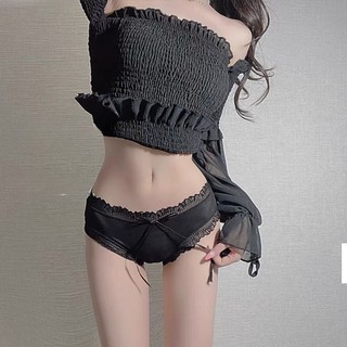 Quần lót nữ ren sexy mềm mịn viền ren xuyên thấu gợi cảm mềm mại thoáng mát King Shop L-1026