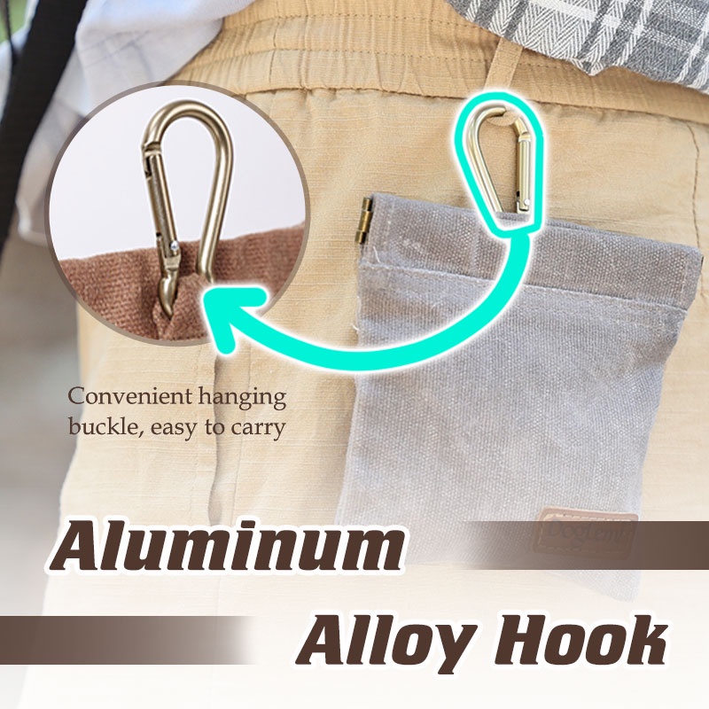 HamshMoc Tay Miễn Phí Cho Chó Điều Trị Túi Chống Thấm Nước Cho Chó Ăn Nhẹ Có Carabiner Dễ Dàng Mang Theo Huấn Luyện Túi Ăn Nhẹ Túi Phân Phối Phụ Kiện Cho Chó