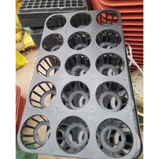 SET 2 KHAY NHỰA, 12 LỖ, 15 LỖ TRỒNG LAN, RAU ƯƠM MẦM, TRỒNG CÂY THUỶ ...