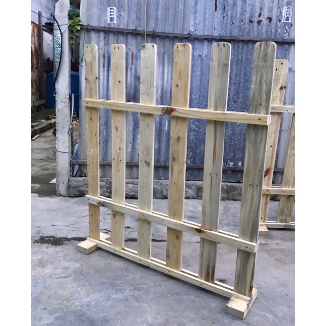 hàng rào gỗ pallet cao 1m dài 1m | Shopee Việt Nam