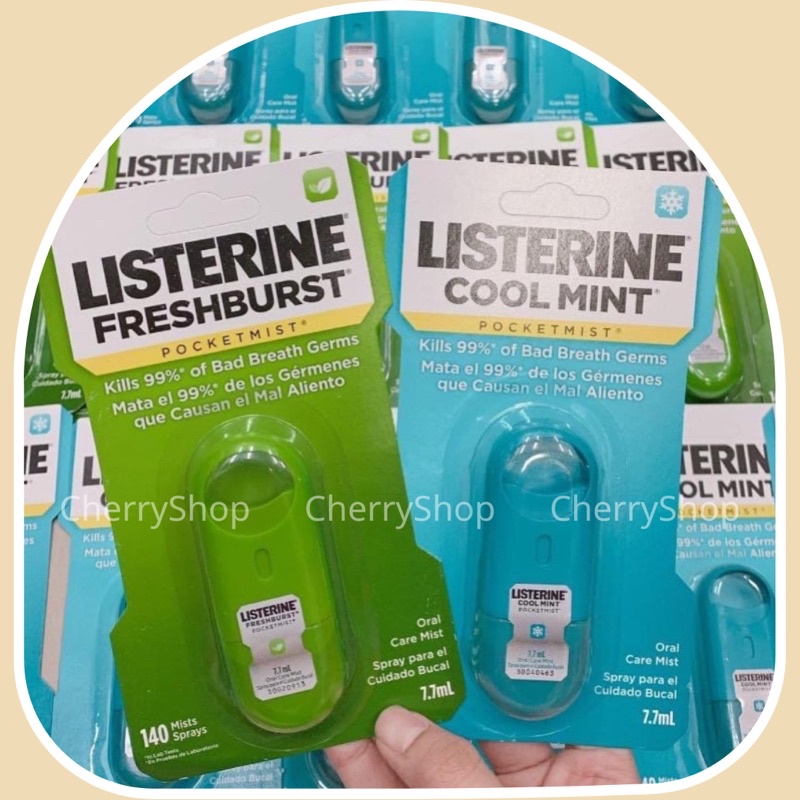 [Hàng USA] Xịt Thơm Miệng Listerine Pocket Mist 7,7ml | Shopee Việt Nam