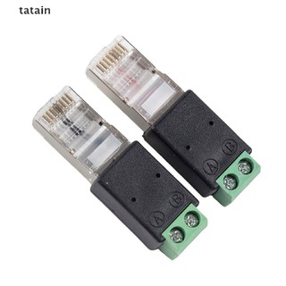 [TAT] Bộ chuyển đổi RJ45 sang RS485 Bộ chuyển đổi đầu cuối RJ45 RJ45 sang RS485 Bộ chuyển đổi pha lê sang đầu cuối CVX
