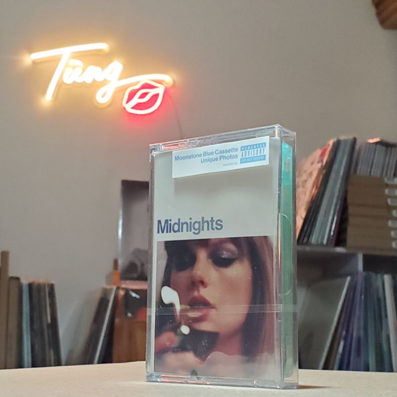 Taylor Swift Midnights Moonstone Blue Edition Cassette Shopee Việt Nam 