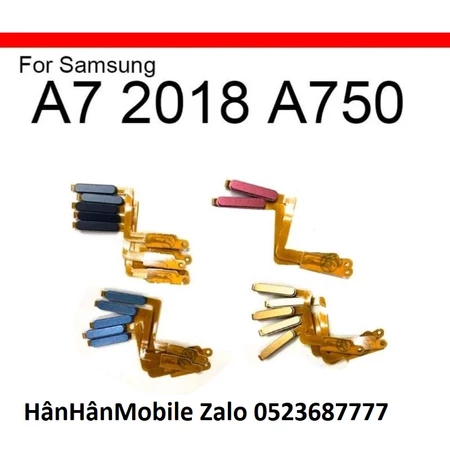 cáp nguồn cáp vân tay Samsung A750 samsung A7 2018 zinm cũ tháo máy
