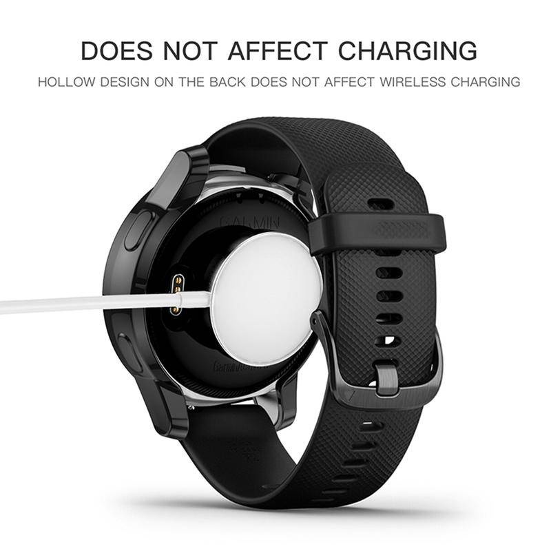 TPU Mềm Màn Hình Kính Bảo Vệ Vỏ Khung Cho Garmin Venu SQ 2 2S 2 Plus Cản Lưng Full Cover Cho Garmin Vivoactive 4 4S 3 Âm Nhạc