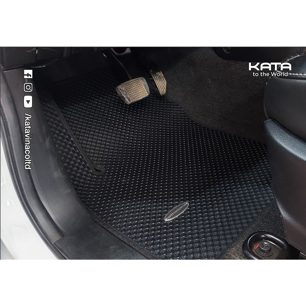 Thảm lót ô tô KATA cho xe Isuzu D-max (2021 - 2025) - Khít với sàn, Chống trơn, Không mùi, Không ẩm mốc