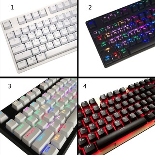 Dusur 104 Miếng ABS Nga Hàn Quốc Keycap OEM Bàn Phím Cơ Đèn Nền Mũ Chìa Khóa