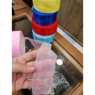 Ruy Băng Voan 4cm Đẹp Làm Đồ Trang Trí, Làm Nơ, Gói Quà, Phụ Kiện Handmade Pinky Shop