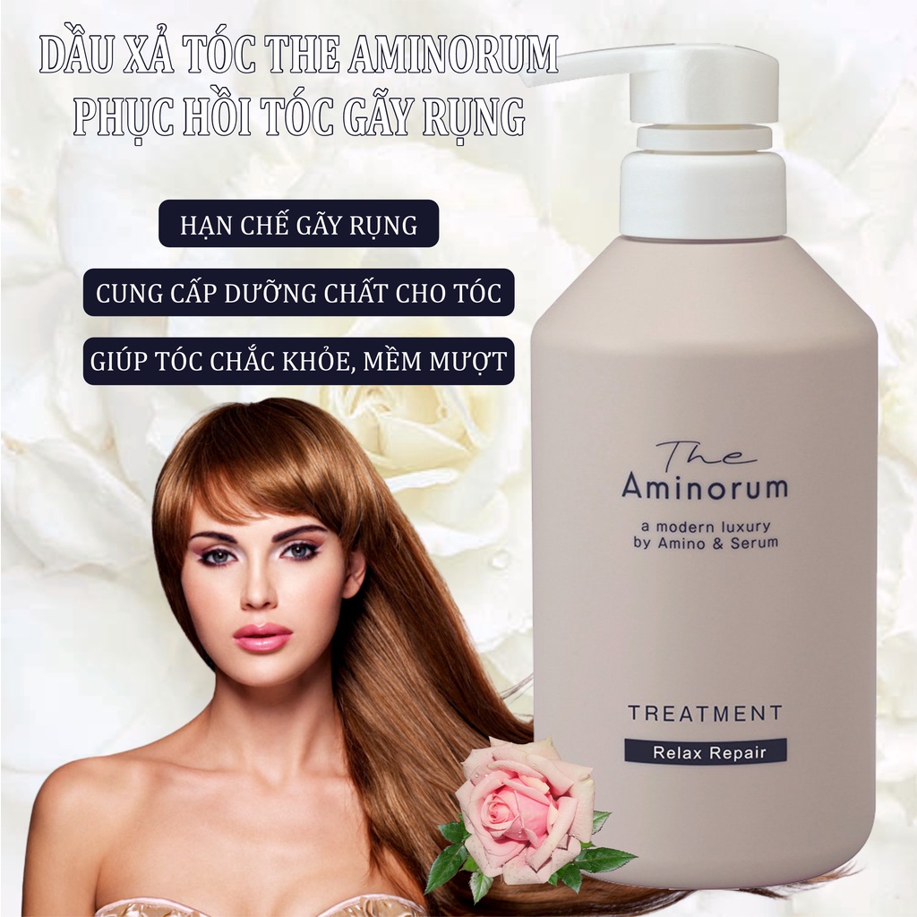Dầu Xả Phục Hồi Tóc Gãy Rụng Và Hư Tổn Kumano The Aminorum Conditioner (400mL)