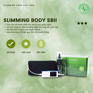 Bộ đai ủ nóng Slimming Body 2 SLIMMING BODY cải tiến ủ nóng tan mỡ giảm mỡ (Tặng kèm đai nịt bụng)