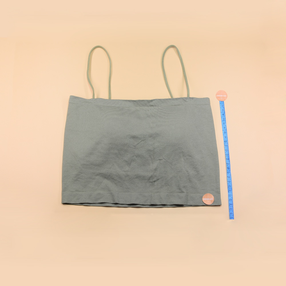 Áo 2 Dây Croptop UNDERCOOL Sợi Bún Chất Cotton Co Giãn Đệm Ngực Co Giãn Siêu Thoải Mái A2D01