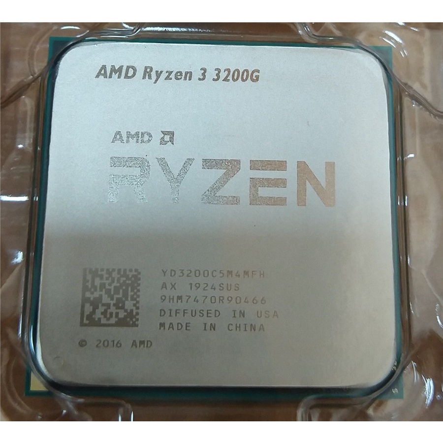 CPU AMD Ryzen 3 3200G 3.6GHz turbo up to 4.0GHz Radeon Vega 8, Socket ...