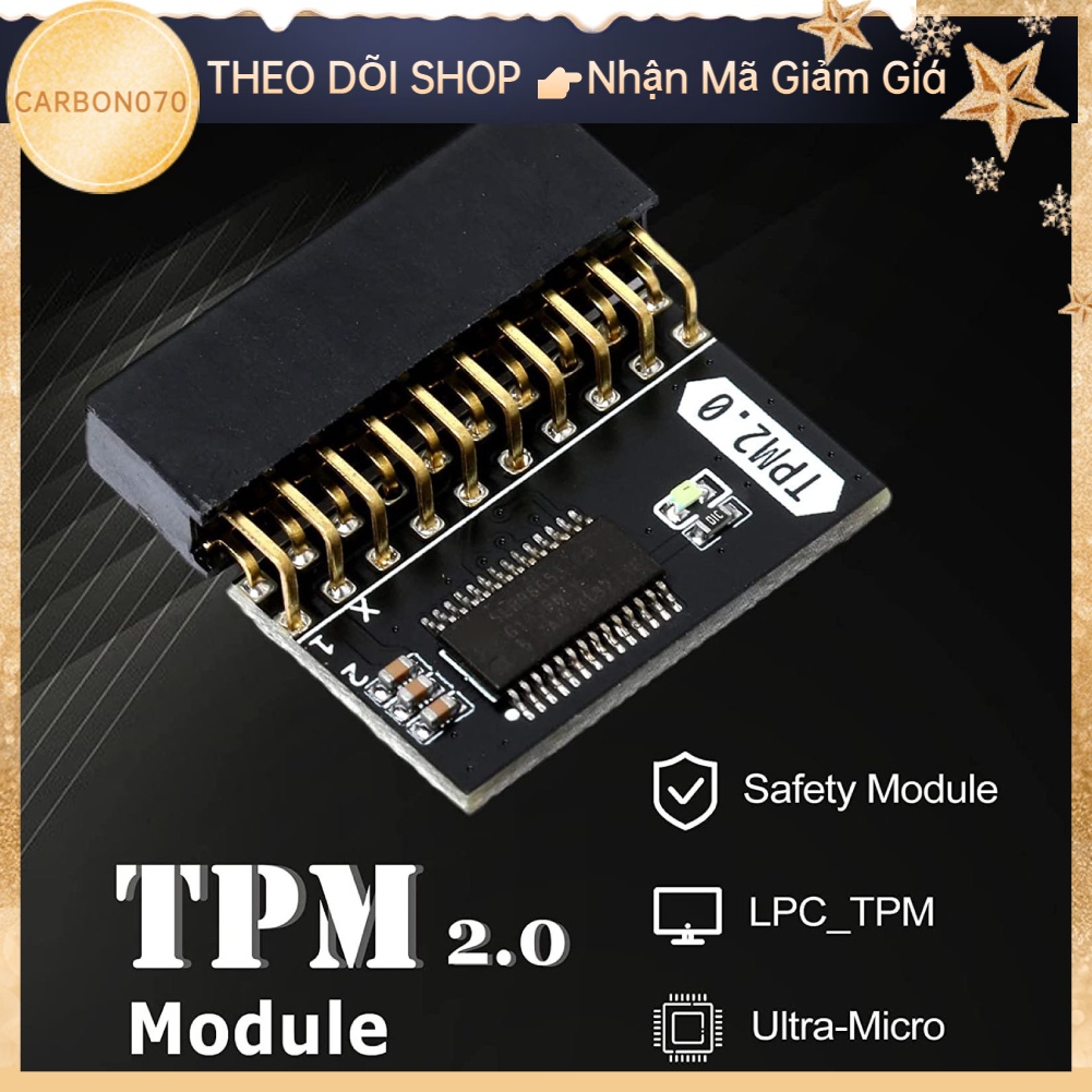 [Hàng Sẵn] Mô Đun Bảo mật An Toàn TPM 2.0 20Pin 2 10P TPM 2.0 Chuyên ...