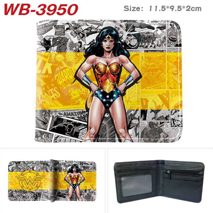 Gc2 Marvel series Người Nhện Batman Siêu Nhân Người Sắt Ví Ngắn In Hình Hoạt Hình Túi Đựng Thẻ Dành Cho Nam Nữ CG2