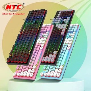 Bàn phím giả cơ gaming K-Snake K4 Led đa màu, Keycaps cực đẹp
