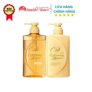 Dầu Gội Xả Ngăn Rụng Tóc Phục Hồi Hư Tổn Tsubaki màu vàng 490ml
