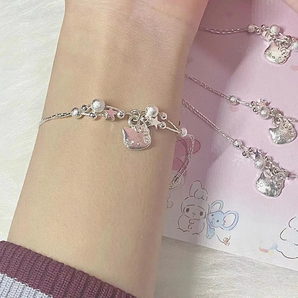 Cartoon Jade Cinnamon Dog Katie Cat Kulomi Star Bracelet Female Korean Design Sense Student