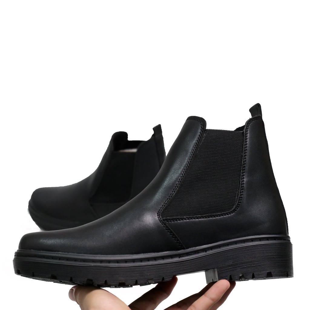 Ảnh Chelsea Boots da nam thời trang INICHI G1107 da lì, đế cao thời trang 3