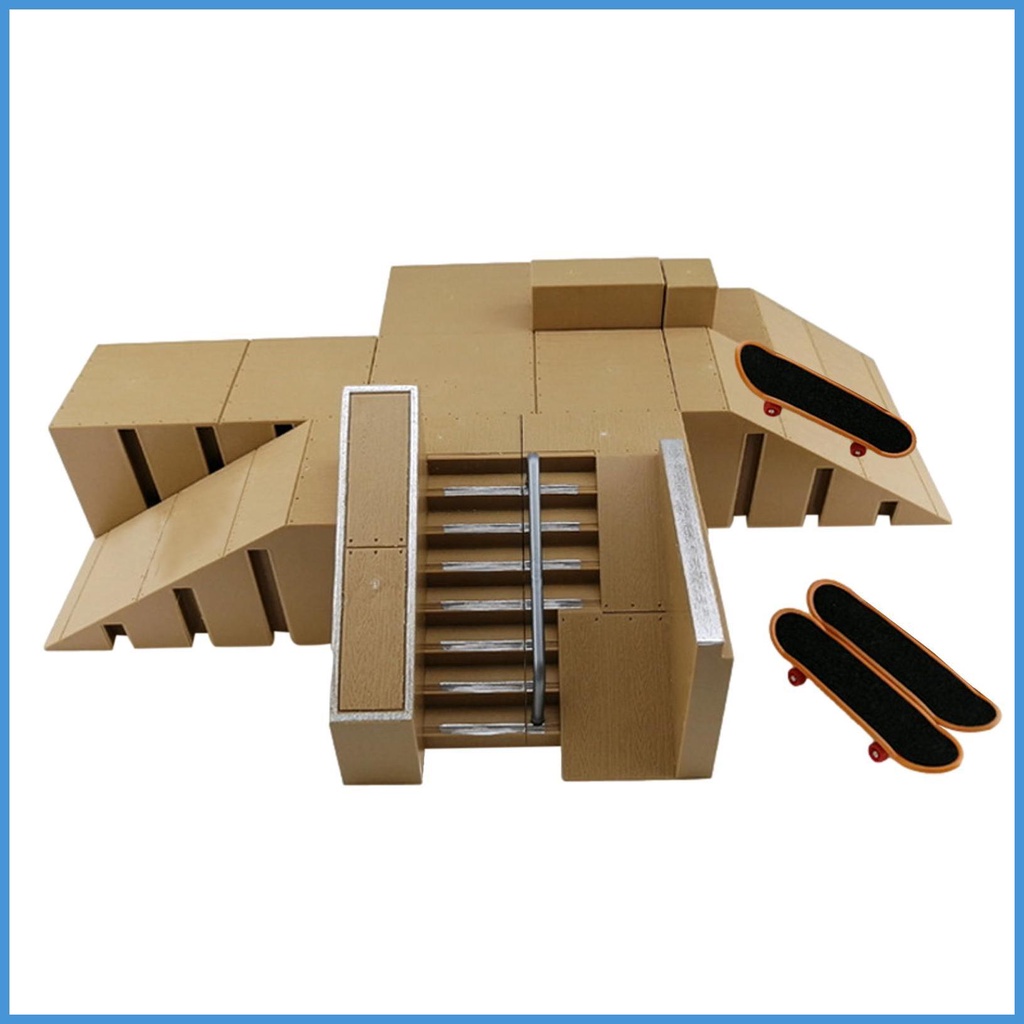 Finger Skateboard Ramp Set Fingerboard Ramps and Obstacles Fingerboard