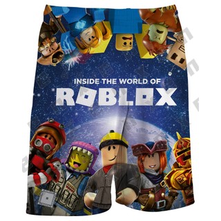 * ENX * Áo sơ mi Robloxs cho trẻ em Quần short Roblox cho trẻ em Bé trai 3-14 tuổi