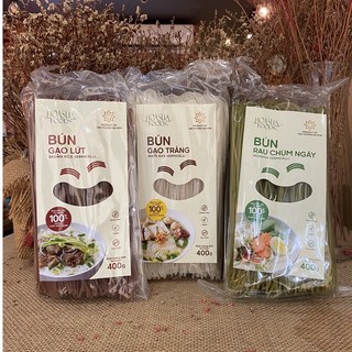 Bún gạo lứt, trắng, rau chùm ngây Hoa Sữa/ Hasabio 250g/400g/500g