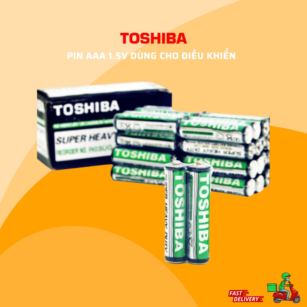 Pin đũa AAA than Toshiba loại rẻ dùng cho điều khiển | Shopee Việt Nam