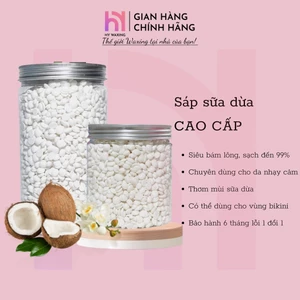 Sáp Wax Lông Sữa Dừa HY WAXING Cao Cấp Siêu Bám Lông, Dành Cho Da Nhạy Cảm 1010