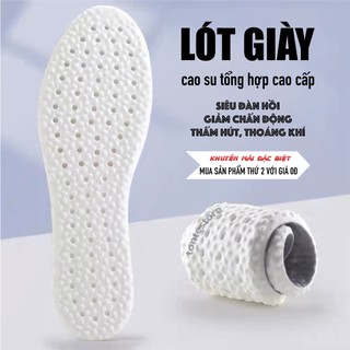 Lót giày thể thao siêu nhẹ loại A, êm chân, thoáng khí dùng cho giày nam nữ -LG04